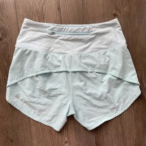High rise speed up shorts
